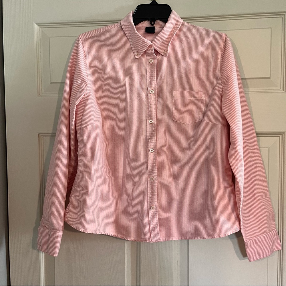 GAP Coral Striped Shirt